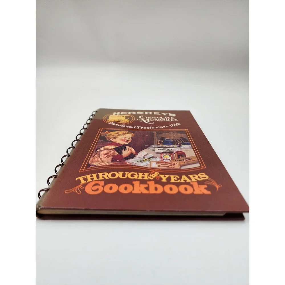 Vintage Hersheys Chocolate Memories Through The Years Cookbook 1982 Spiral Bound